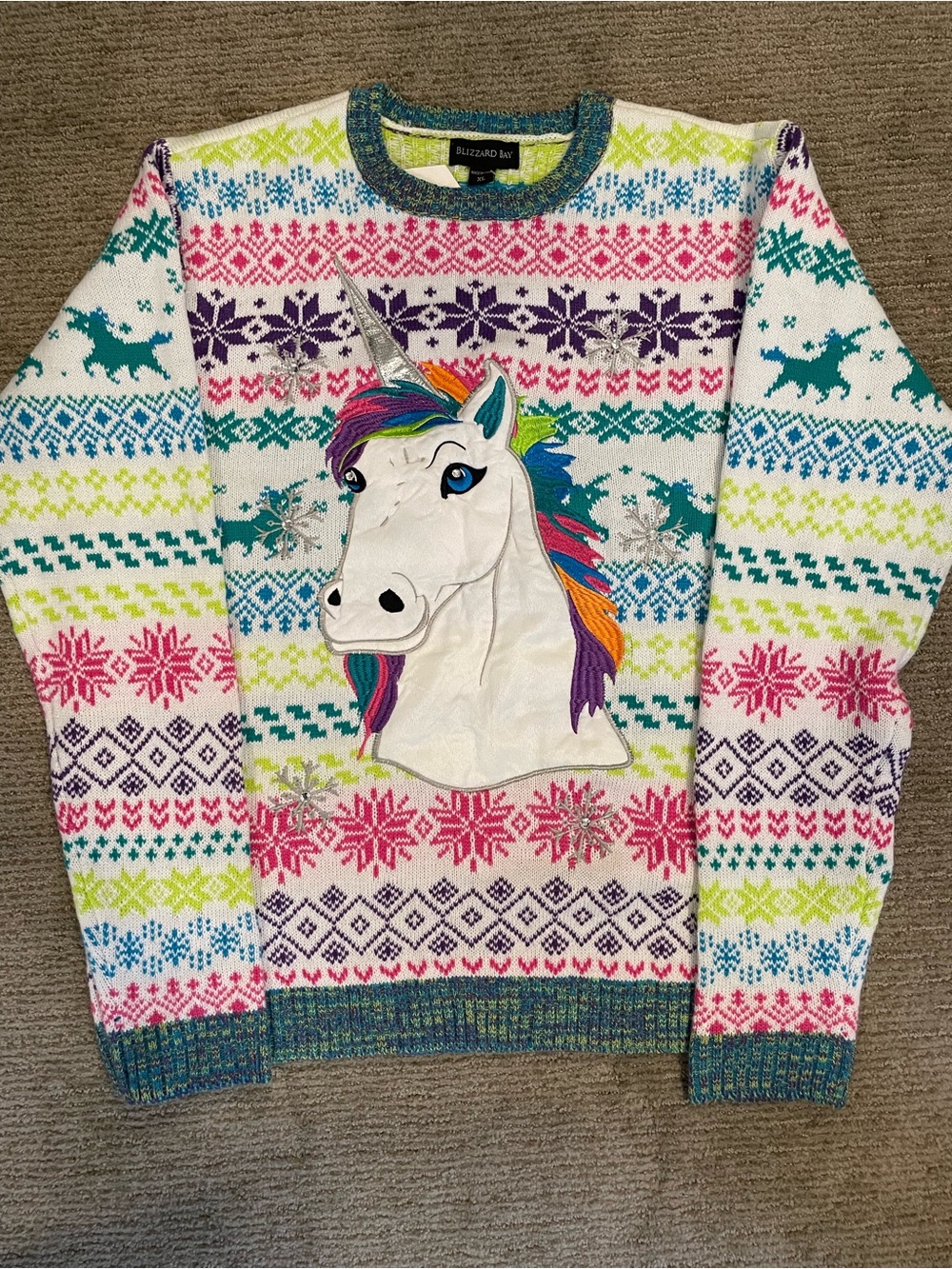 Blizzard Bay Unicorn Sweater - Multicolor